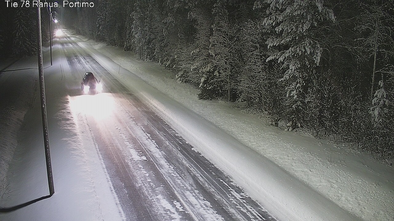 Weather Camera Image Väg 78 Ranua Portimo_Kevyt, Ranua, Lappi