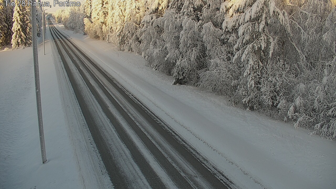 Weather Camera Image Road 78 Ranua Portimo_Kevyt, Ranua, Lappi