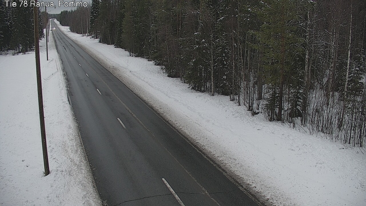 Kelikamerat Kuva Tie 78 Ranua Portimo_Kevyt, Ranua, Lappi