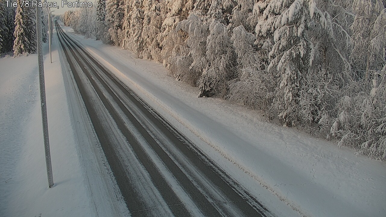 Weather Camera Image Road 78 Ranua Portimo_Kevyt, Ranua, Lappi