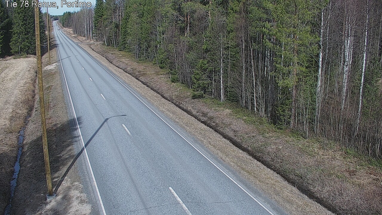 Weather Camera Image Väg 78 Ranua Portimo_Kevyt, Ranua, Lappi