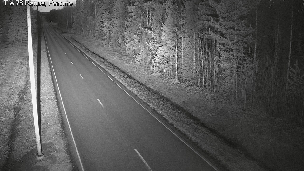 Weather Camera Image Road 78 Ranua Portimo_Kevyt, Ranua, Lappi