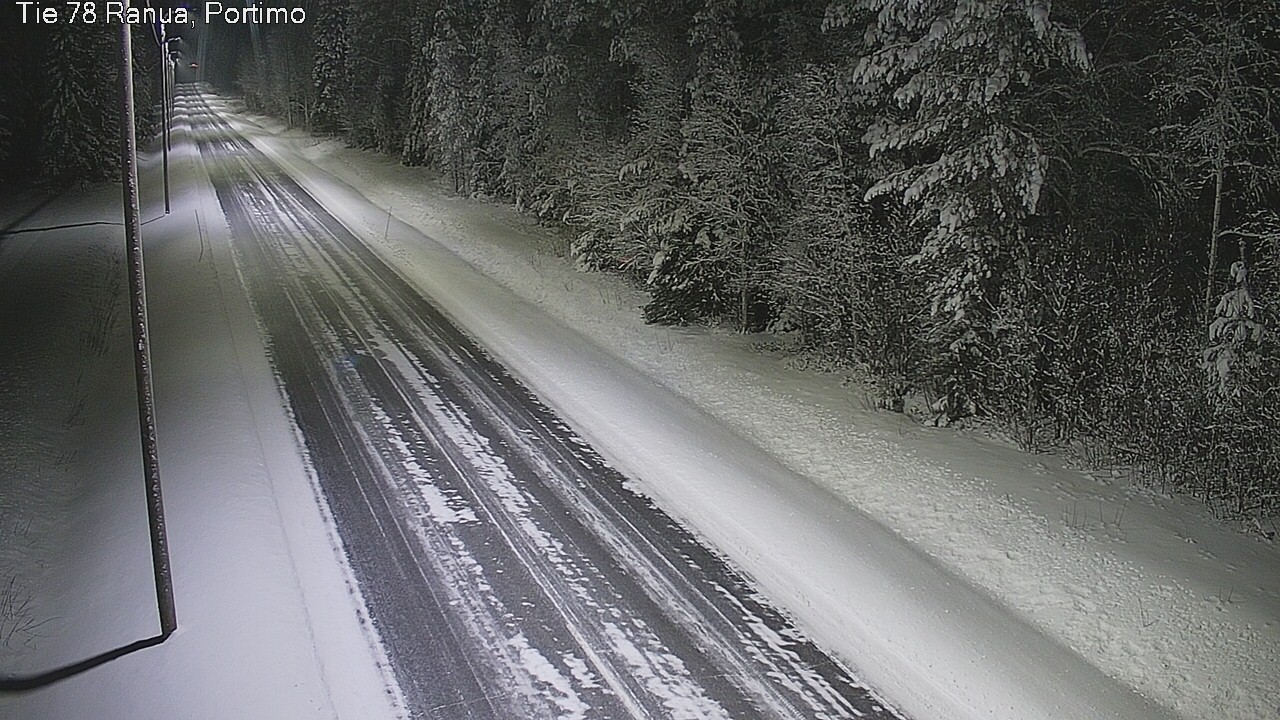 Weather Camera Image Väg 78 Ranua Portimo_Kevyt, Ranua, Lappi