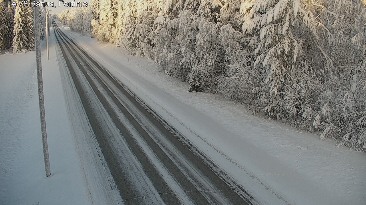 Weather Camera Image Road 78 Ranua Portimo_Kevyt, Ranua, Lappi