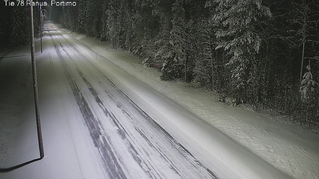 Weather Camera Image Väg 78 Ranua Portimo_Kevyt, Ranua, Lappi