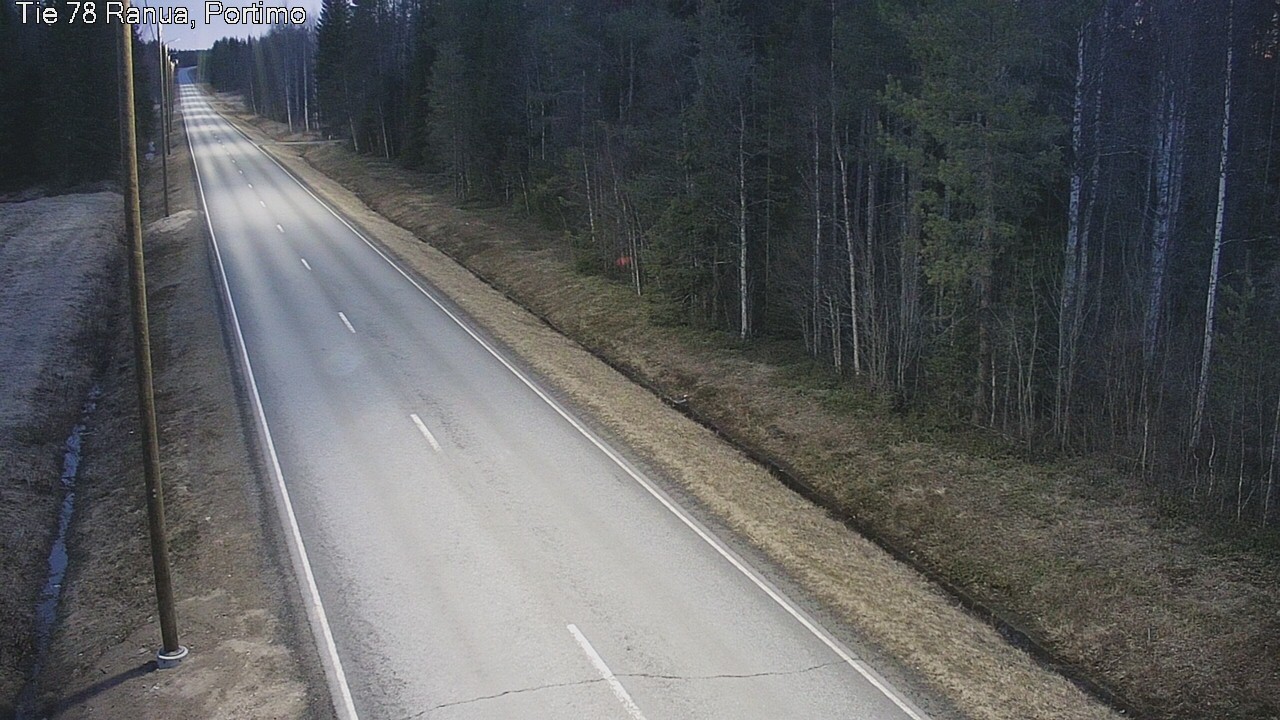 Weather Camera Image Väg 78 Ranua Portimo_Kevyt, Ranua, Lappi
