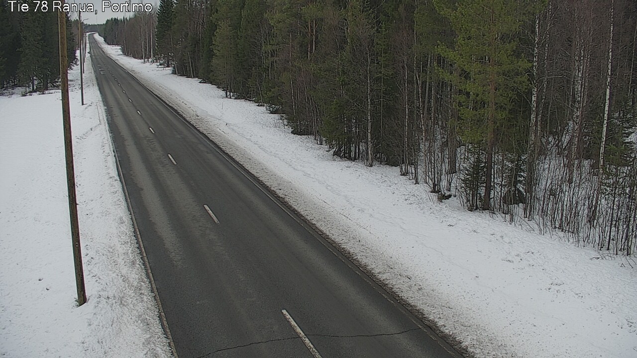 Weather Camera Image Väg 78 Ranua Portimo_Kevyt, Ranua, Lappi