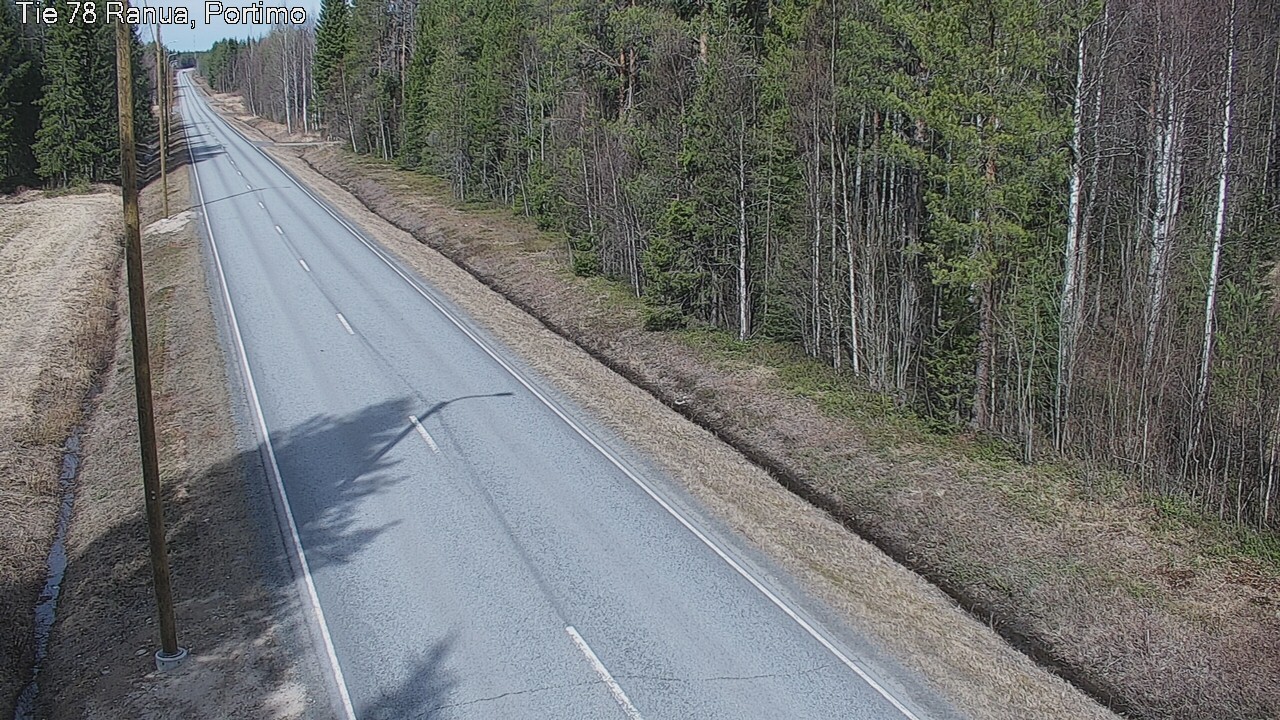 Weather Camera Image Väg 78 Ranua Portimo_Kevyt, Ranua, Lappi