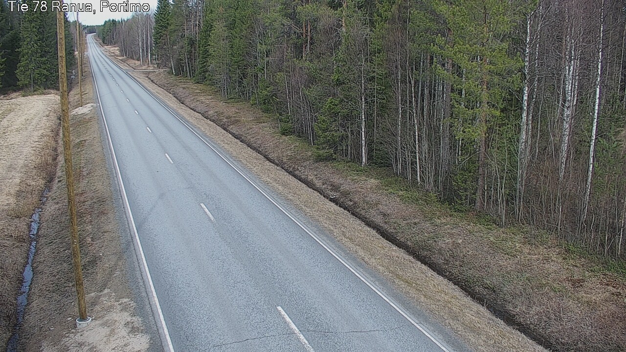 Weather Camera Image Väg 78 Ranua Portimo_Kevyt, Ranua, Lappi