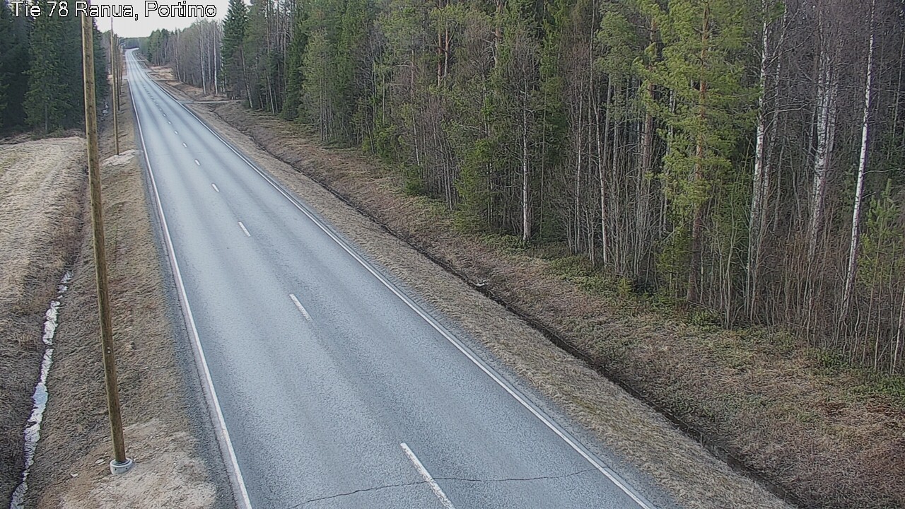 Weather Camera Image Väg 78 Ranua Portimo_Kevyt, Ranua, Lappi