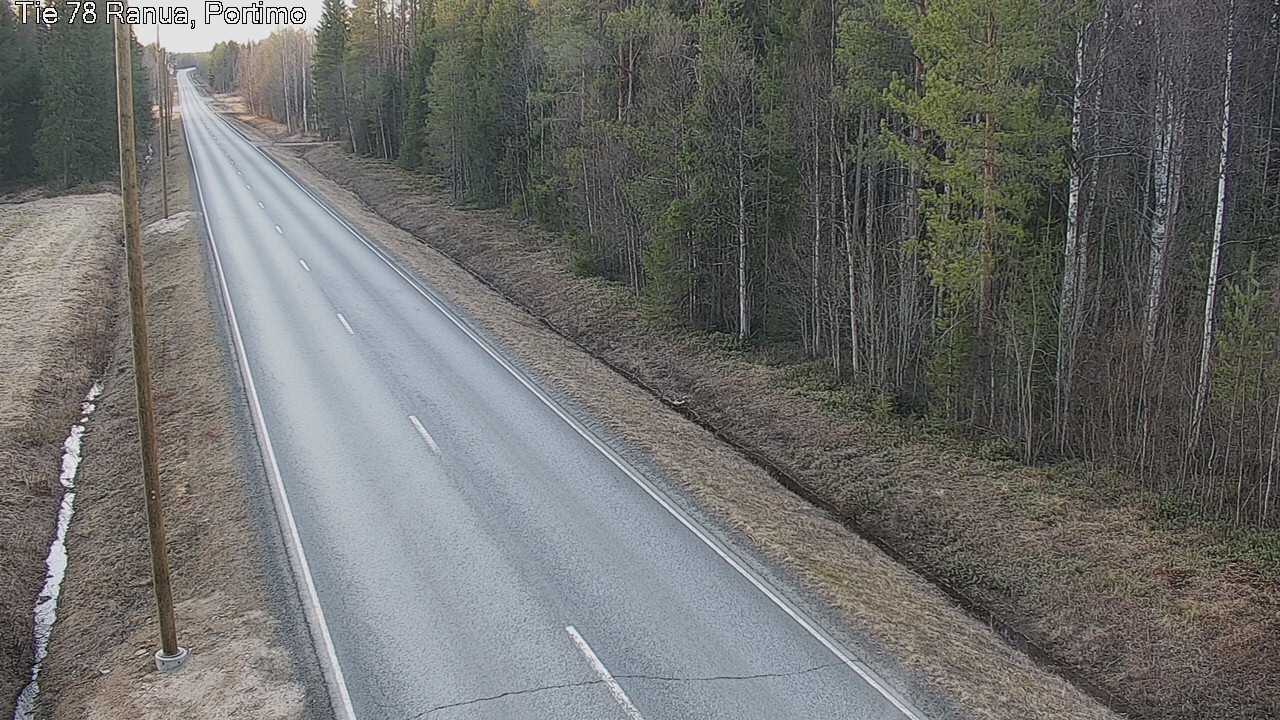 Weather Camera Image Väg 78 Ranua Portimo_Kevyt, Ranua, Lappi
