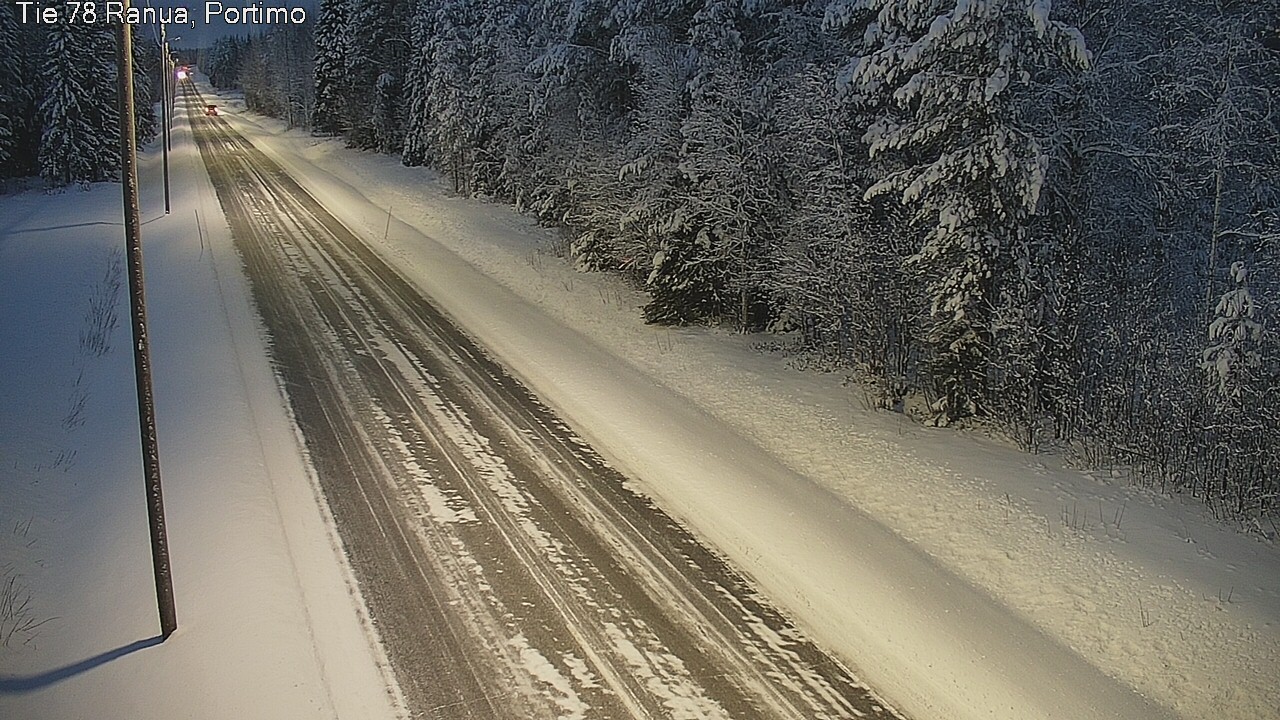 Weather Camera Image Väg 78 Ranua Portimo_Kevyt, Ranua, Lappi