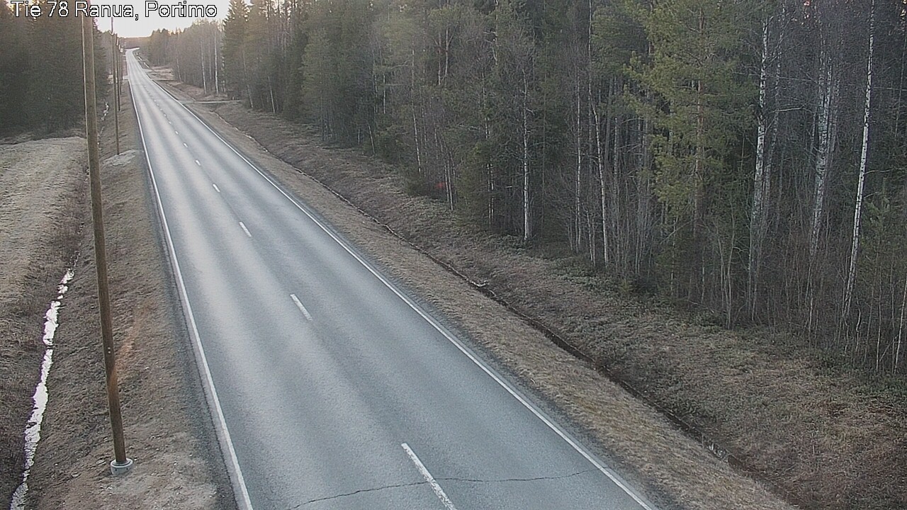 Weather Camera Image Road 78 Ranua Portimo_Kevyt, Ranua, Lappi