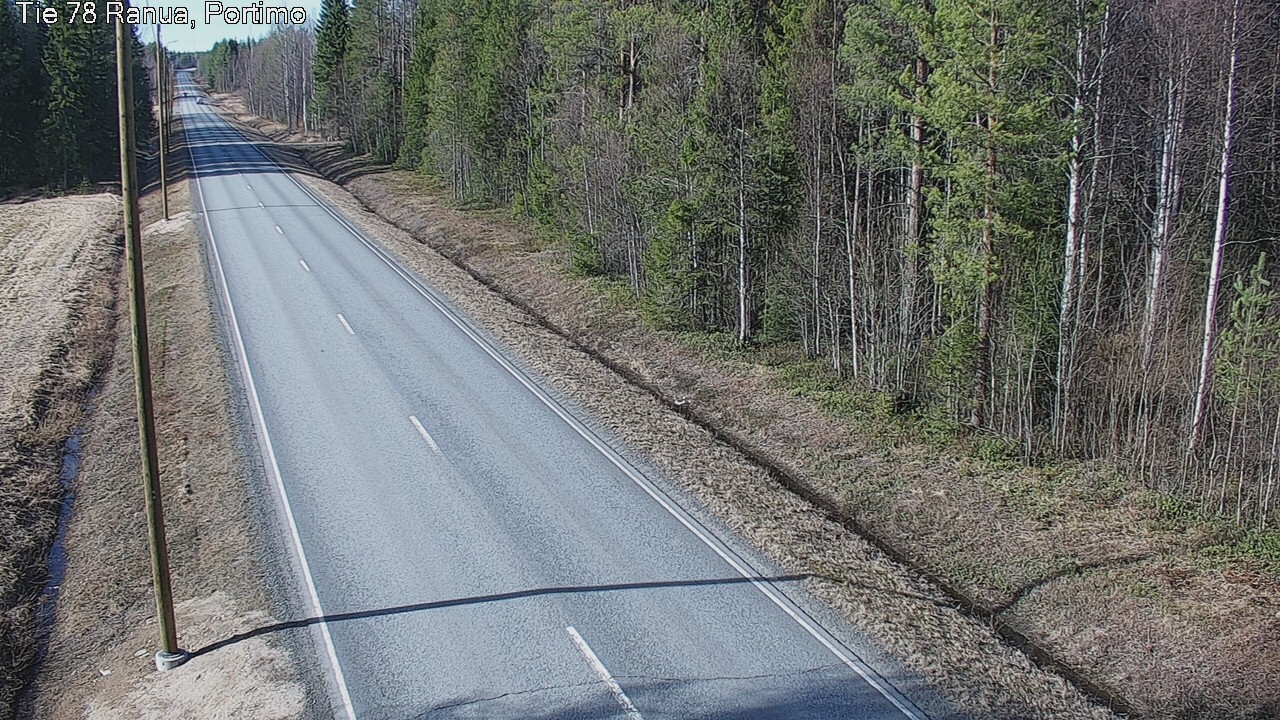 Weather Camera Image Väg 78 Ranua Portimo_Kevyt, Ranua, Lappi