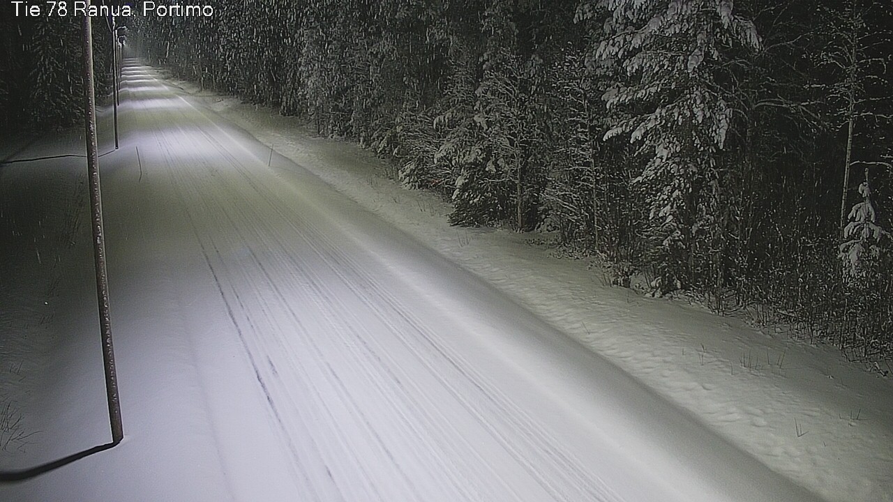 Weather Camera Image Väg 78 Ranua Portimo_Kevyt, Ranua, Lappi