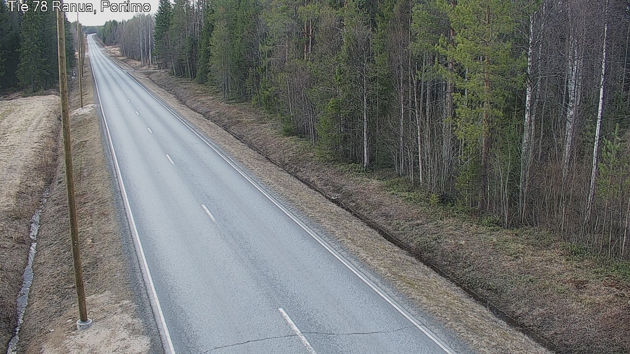 Weather Camera Image Väg 78 Ranua Portimo_Kevyt, Ranua, Lappi