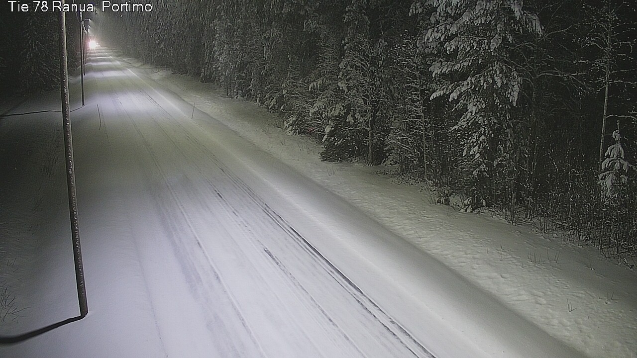 Weather Camera Image Väg 78 Ranua Portimo_Kevyt, Ranua, Lappi