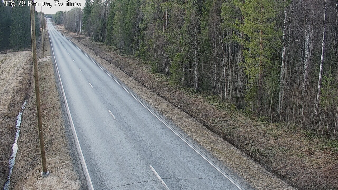 Weather Camera Image Väg 78 Ranua Portimo_Kevyt, Ranua, Lappi