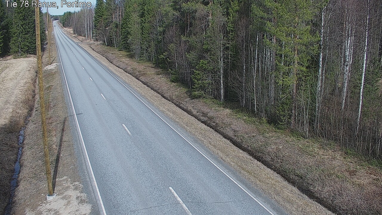 Weather Camera Image Väg 78 Ranua Portimo_Kevyt, Ranua, Lappi