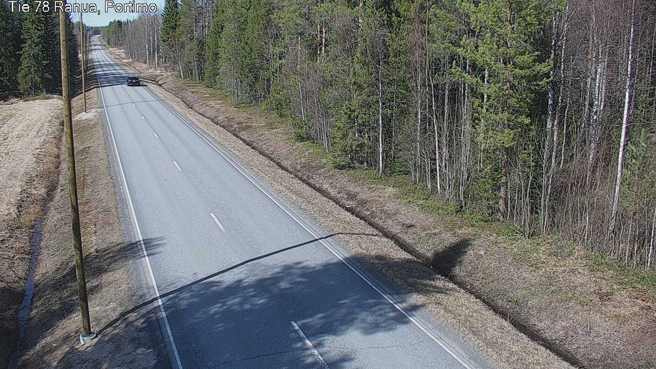 Weather Camera Image Väg 78 Ranua Portimo_Kevyt, Ranua, Lappi