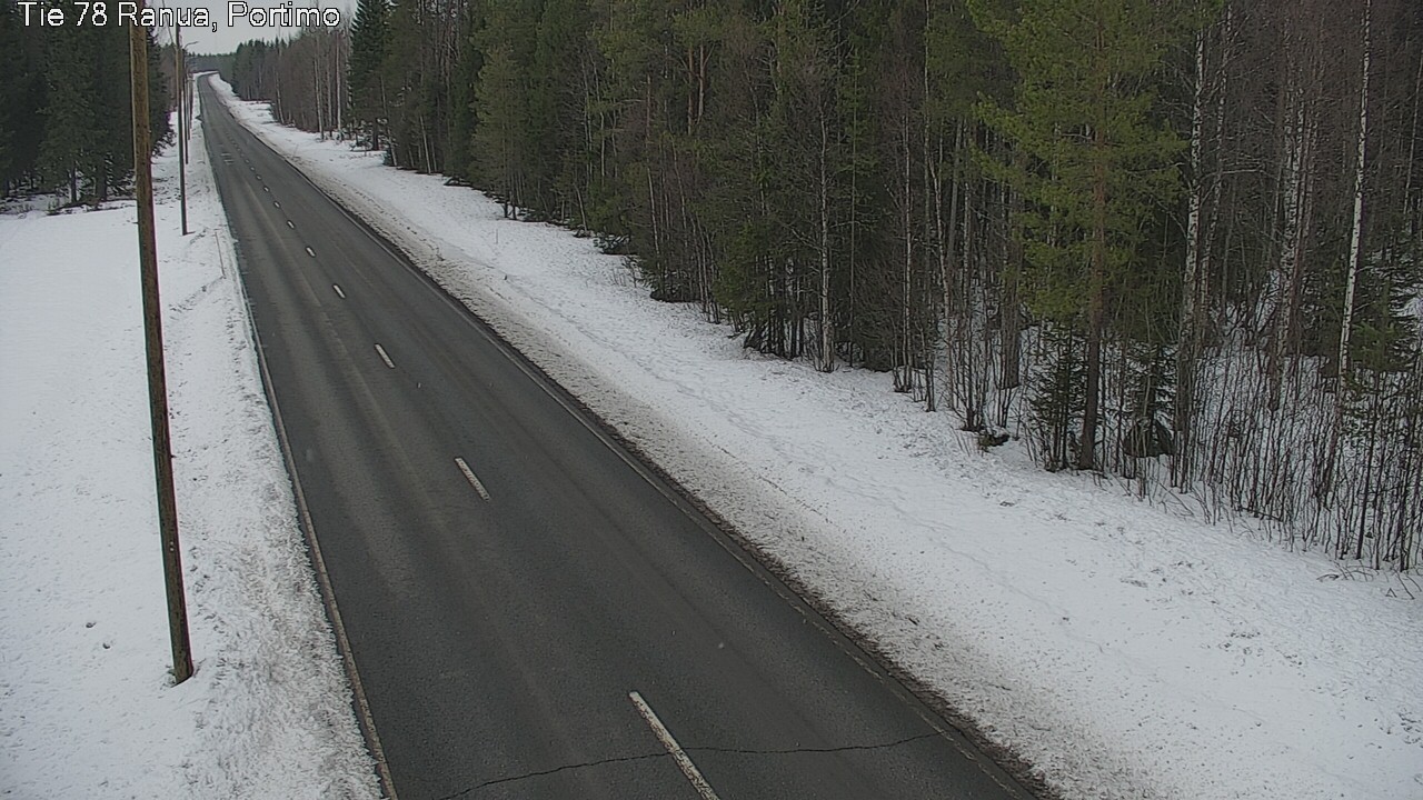 Weather Camera Image Väg 78 Ranua Portimo_Kevyt, Ranua, Lappi