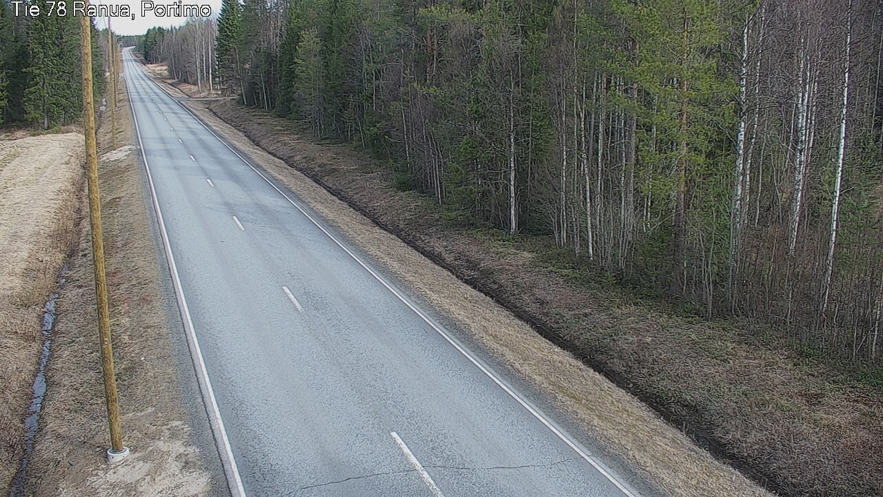Weather Camera Image Väg 78 Ranua Portimo_Kevyt, Ranua, Lappi