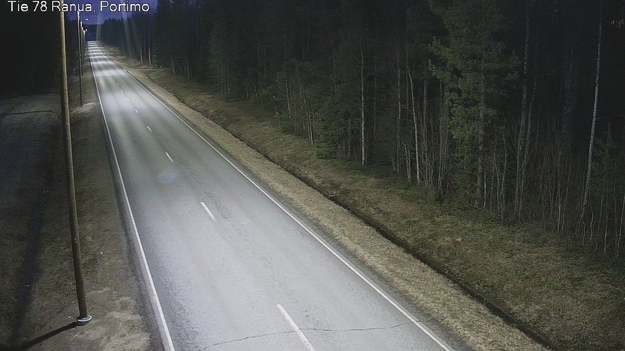 Weather Camera Image Väg 78 Ranua Portimo_Kevyt, Ranua, Lappi