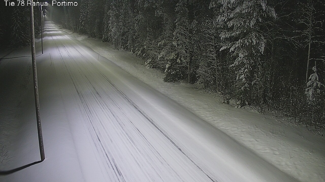 Weather Camera Image Väg 78 Ranua Portimo_Kevyt, Ranua, Lappi