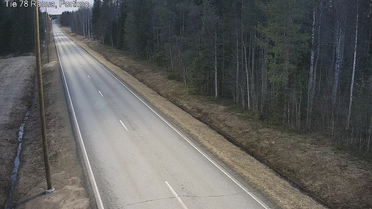 Weather Camera Image Väg 78 Ranua Portimo_Kevyt, Ranua, Lappi