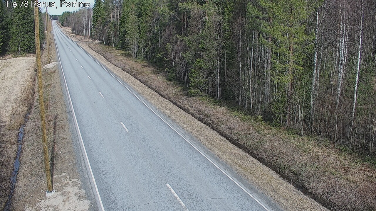 Weather Camera Image Väg 78 Ranua Portimo_Kevyt, Ranua, Lappi