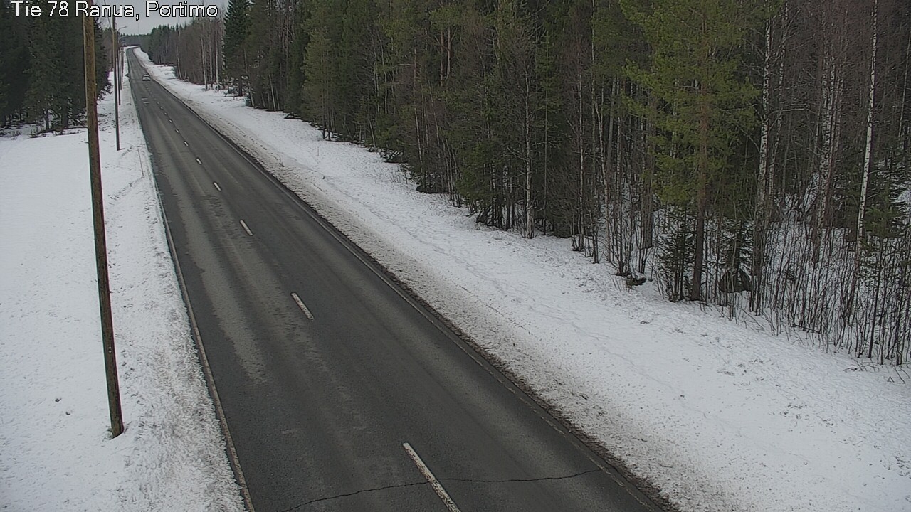 Weather Camera Image Väg 78 Ranua Portimo_Kevyt, Ranua, Lappi