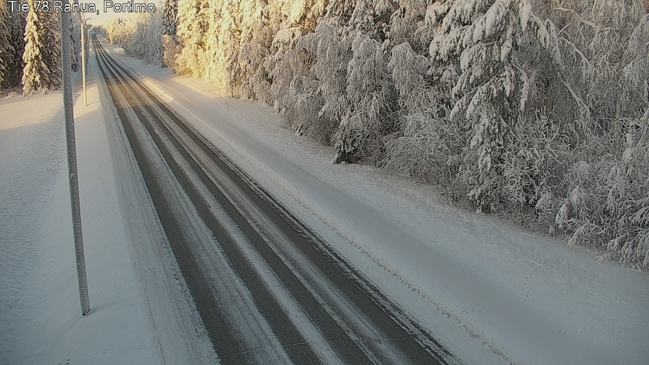 Weather Camera Image Road 78 Ranua Portimo_Kevyt, Ranua, Lappi