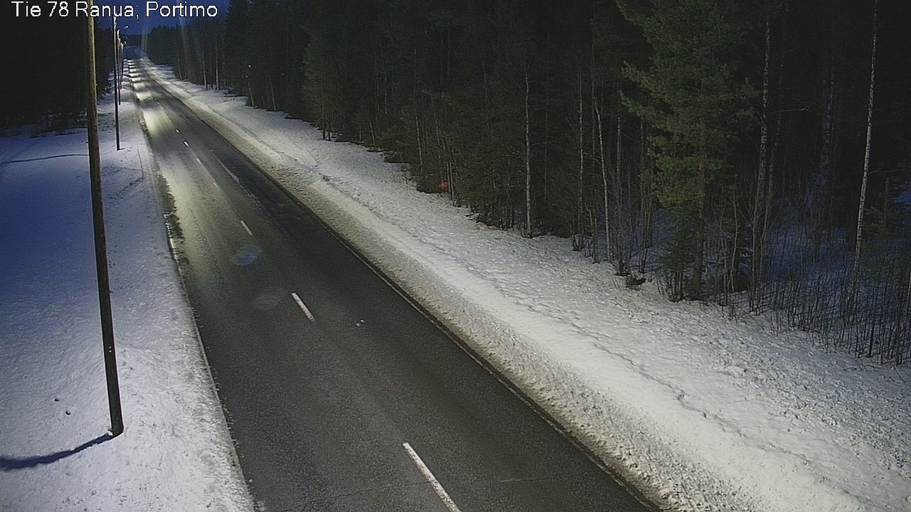 Kelikamerat Kuva Tie 78 Ranua Portimo_Kevyt, Ranua, Lappi