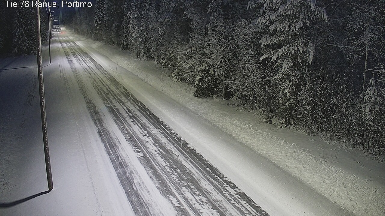 Weather Camera Image Väg 78 Ranua Portimo_Kevyt, Ranua, Lappi