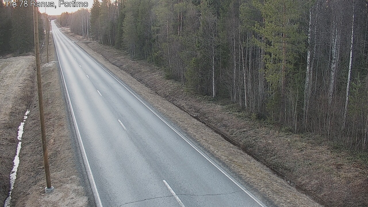 Weather Camera Image Road 78 Ranua Portimo_Kevyt, Ranua, Lappi