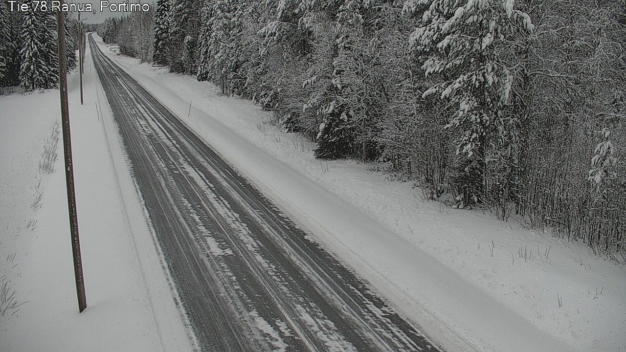 Weather Camera Image Väg 78 Ranua Portimo_Kevyt, Ranua, Lappi