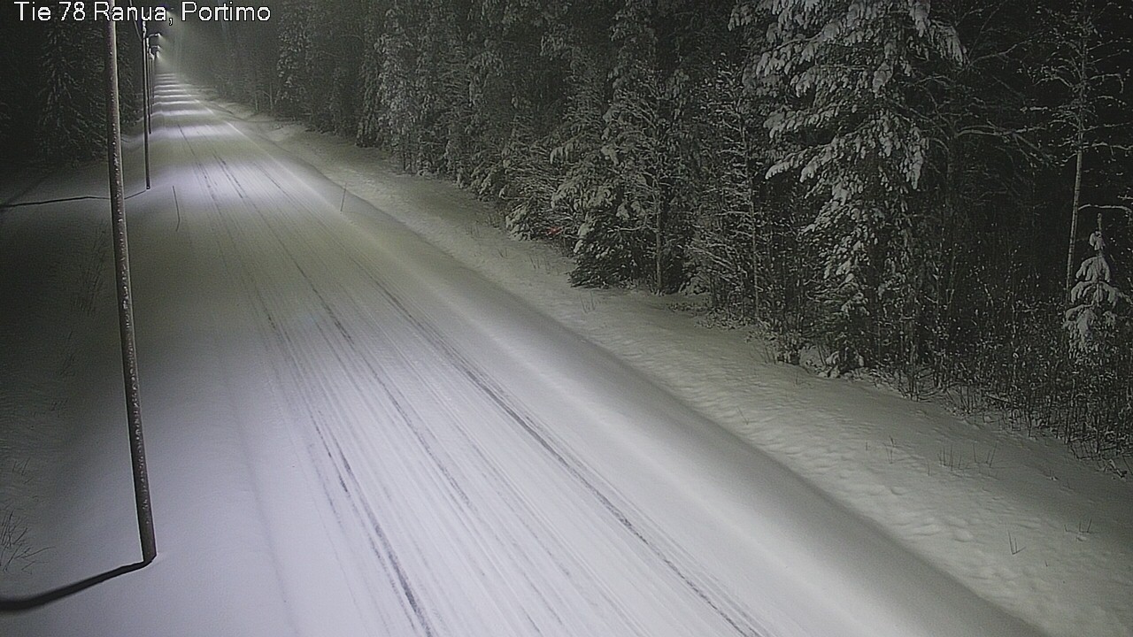 Weather Camera Image Väg 78 Ranua Portimo_Kevyt, Ranua, Lappi