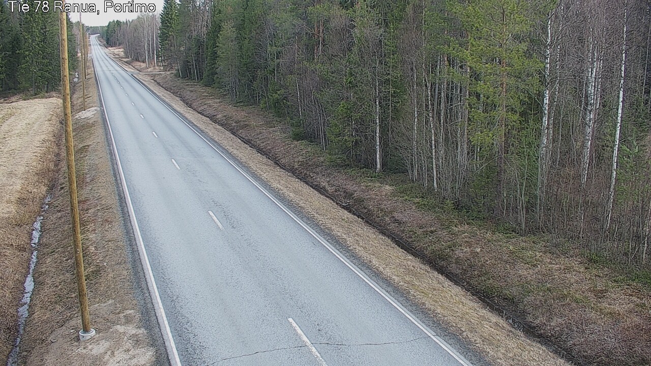 Weather Camera Image Väg 78 Ranua Portimo_Kevyt, Ranua, Lappi