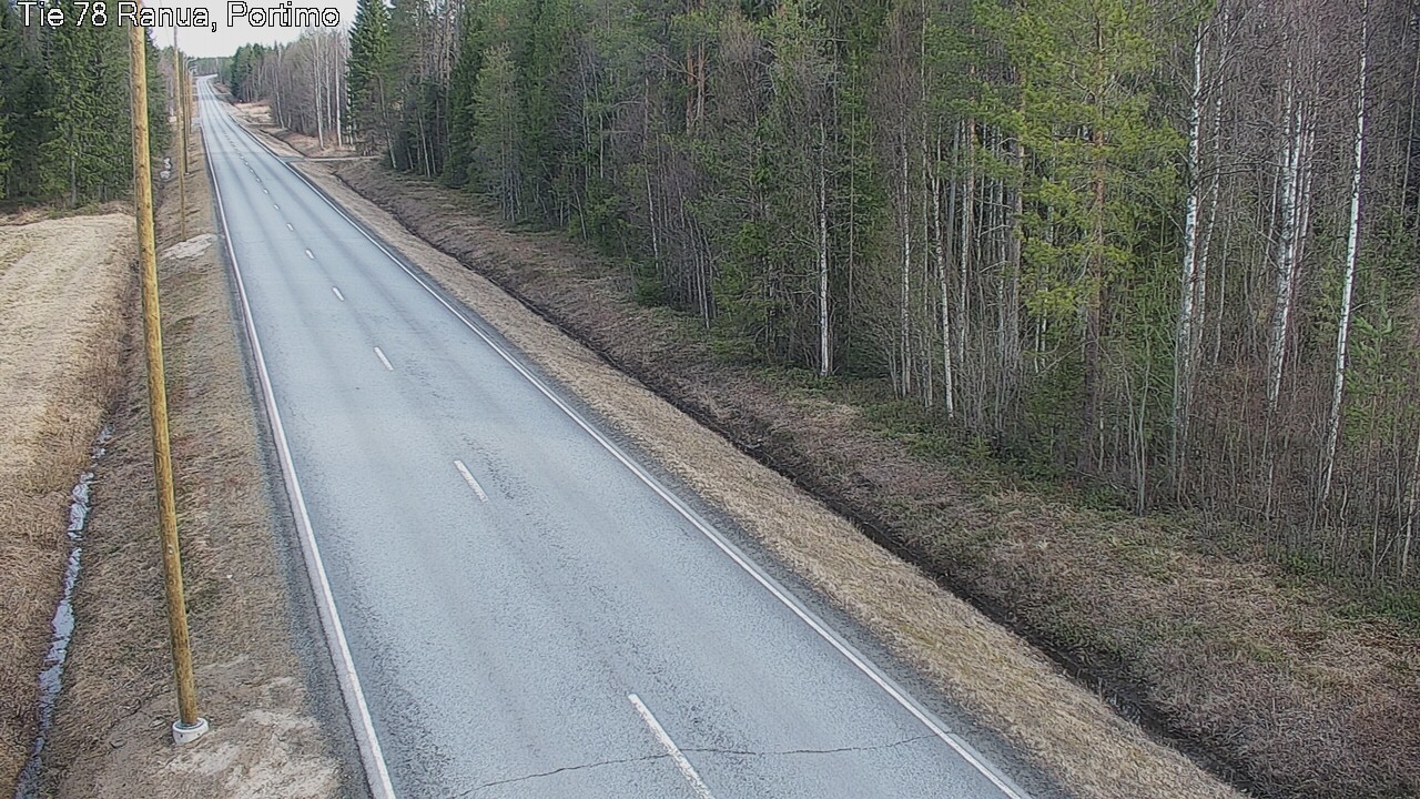 Weather Camera Image Väg 78 Ranua Portimo_Kevyt, Ranua, Lappi