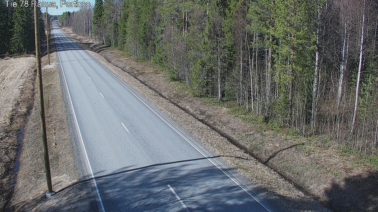 Weather Camera Image Väg 78 Ranua Portimo_Kevyt, Ranua, Lappi