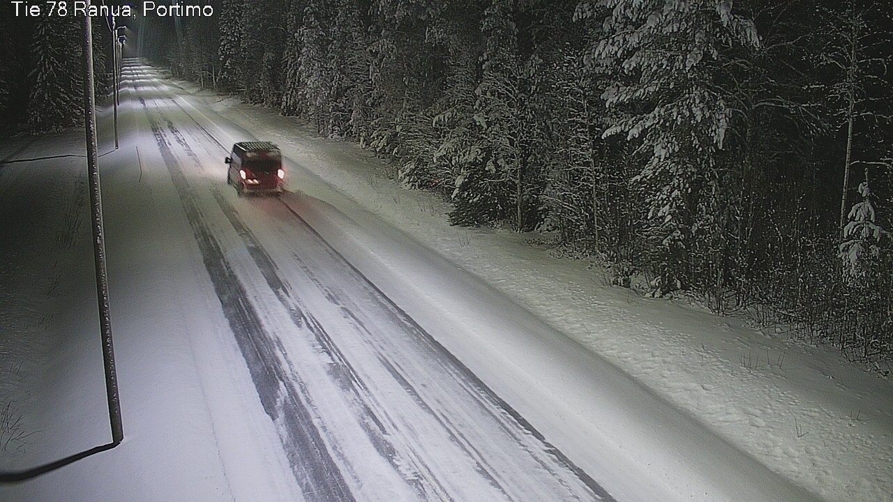Weather Camera Image Väg 78 Ranua Portimo_Kevyt, Ranua, Lappi