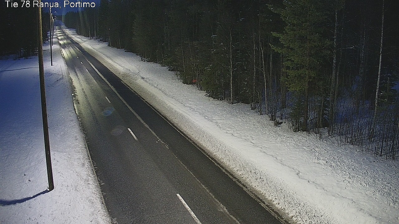 Kelikamerat Kuva Tie 78 Ranua Portimo_Kevyt, Ranua, Lappi