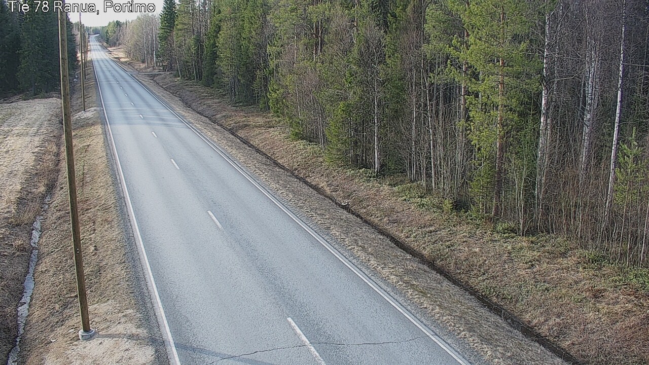 Weather Camera Image Väg 78 Ranua Portimo_Kevyt, Ranua, Lappi