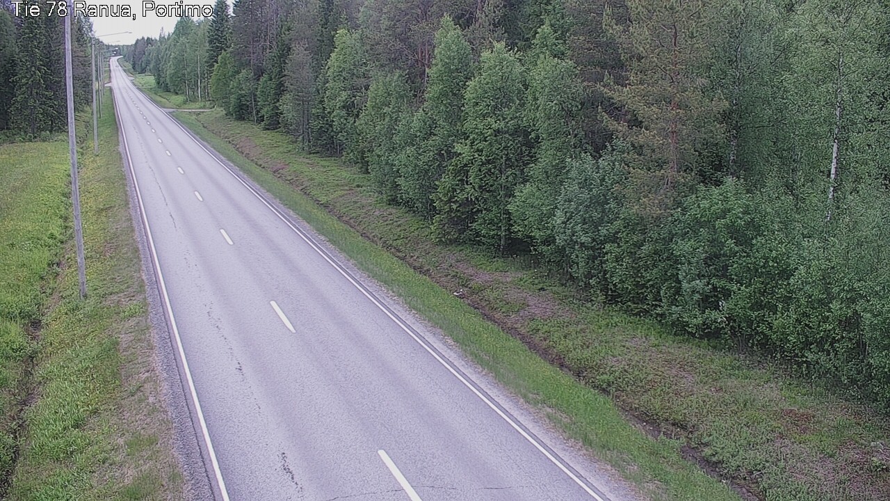 Weather Camera Image Väg 78 Ranua Portimo_Kevyt, Ranua, Lappi