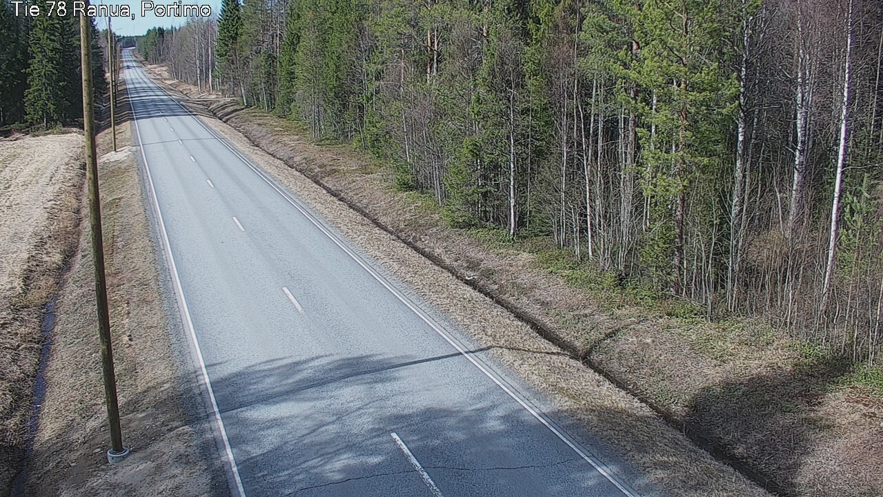 Weather Camera Image Väg 78 Ranua Portimo_Kevyt, Ranua, Lappi