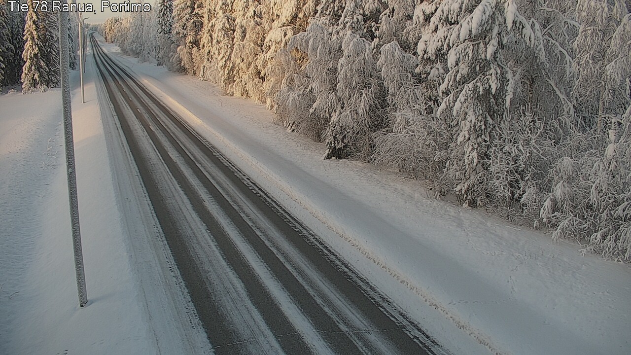 Weather Camera Image Road 78 Ranua Portimo_Kevyt, Ranua, Lappi