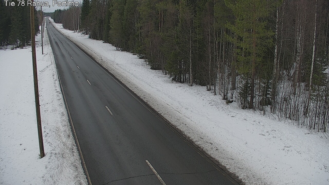 Weather Camera Image Road 78 Ranua Portimo_Kevyt, Ranua, Lappi