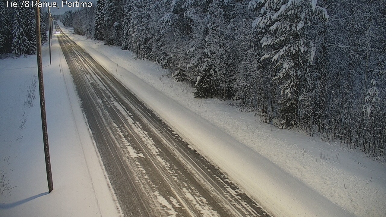 Weather Camera Image Väg 78 Ranua Portimo_Kevyt, Ranua, Lappi