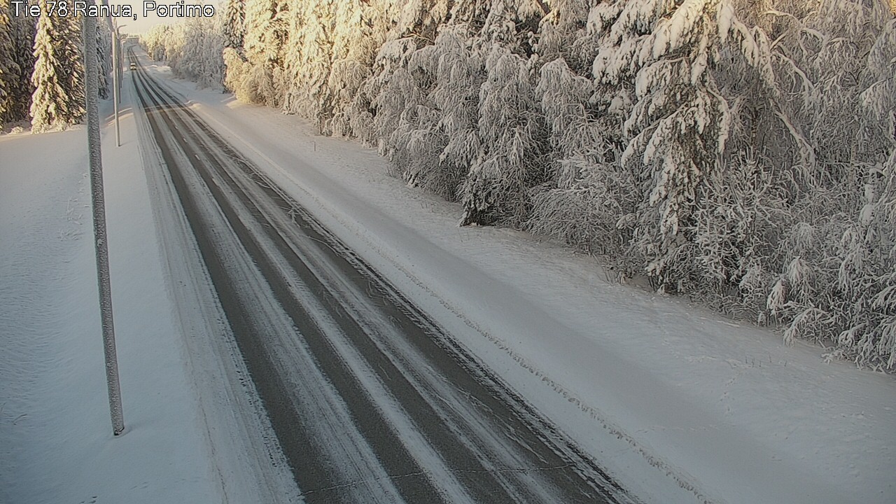 Weather Camera Image Road 78 Ranua Portimo_Kevyt, Ranua, Lappi
