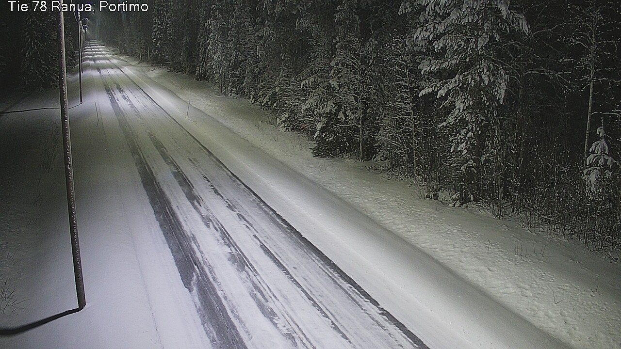 Weather Camera Image Väg 78 Ranua Portimo_Kevyt, Ranua, Lappi